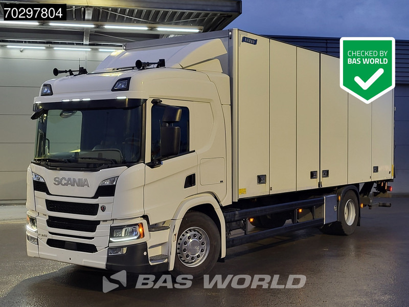 Scania P320 P 4X2 18tonner 2000kg Ladebordwand Automatic Navi LED Euro 6 - Camion fourgon: photos 1 Scania P320 P 4X2 18tonner 2000kg Ladebordwand Automatic Navi LED Euro 6 - Camion fourgon: photos 1