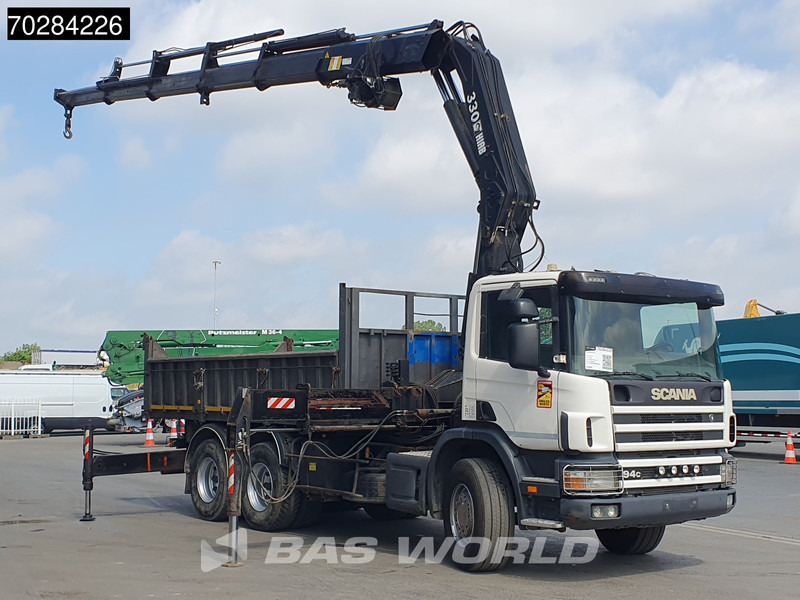Scania P94 6X4 Hiab 330-4 Kran Crane 9m3 tipper Manual Steelsuspension Euro 3 - Camion benne, Camion grue: photos 3 Scania P94 6X4 Hiab 330-4 Kran Crane 9m3 tipper Manual Steelsuspension Euro 3 - Camion benne, Camion grue: photos 3