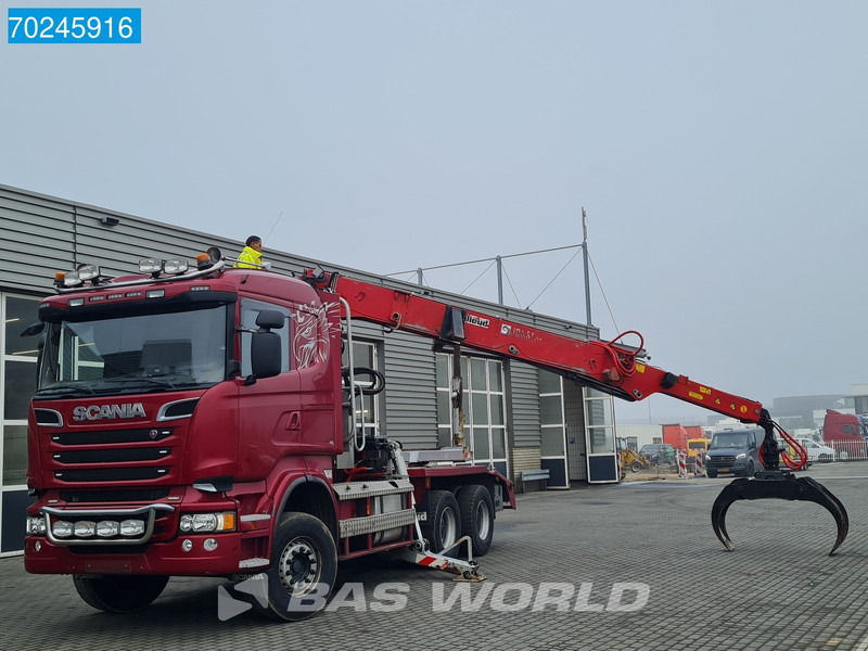 Scania R580 6X4 Jonsered J28505 83 Crane Kran Steel-suspension Retarder - Camion grumier, Camion grue: photos 5 Scania R580 6X4 Jonsered J28505 83 Crane Kran Steel-suspension Retarder - Camion grumier, Camion grue: photos 5