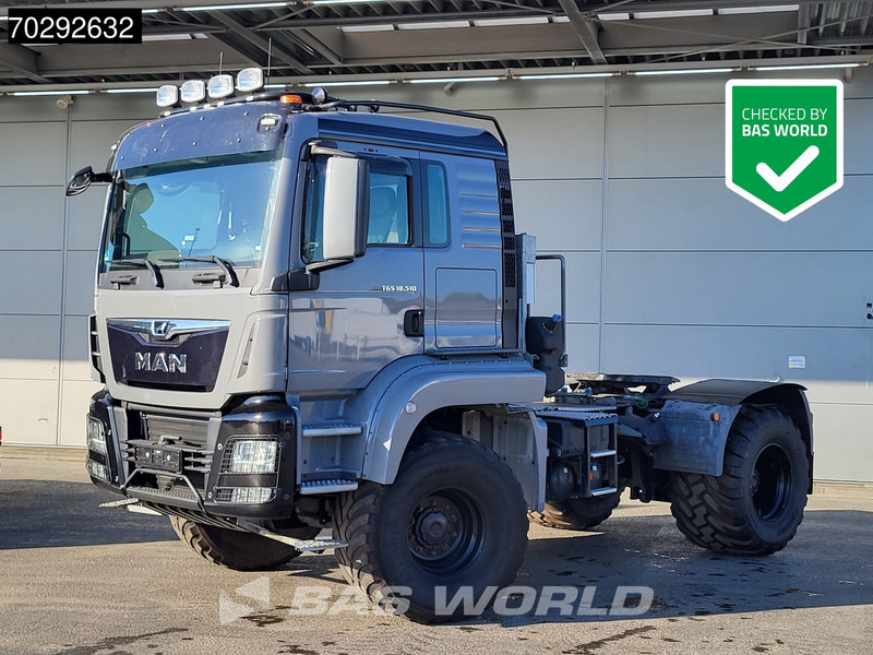 MAN TGS 18.510 4X4 LOF Agrar Demo-Truck! 750/45R526.5 Tyres Hydraulik Euro 6 - Tracteur routier: photos 1 MAN TGS 18.510 4X4 LOF Agrar Demo-Truck! 750/45R526.5 Tyres Hydraulik Euro 6 - Tracteur routier: photos 1