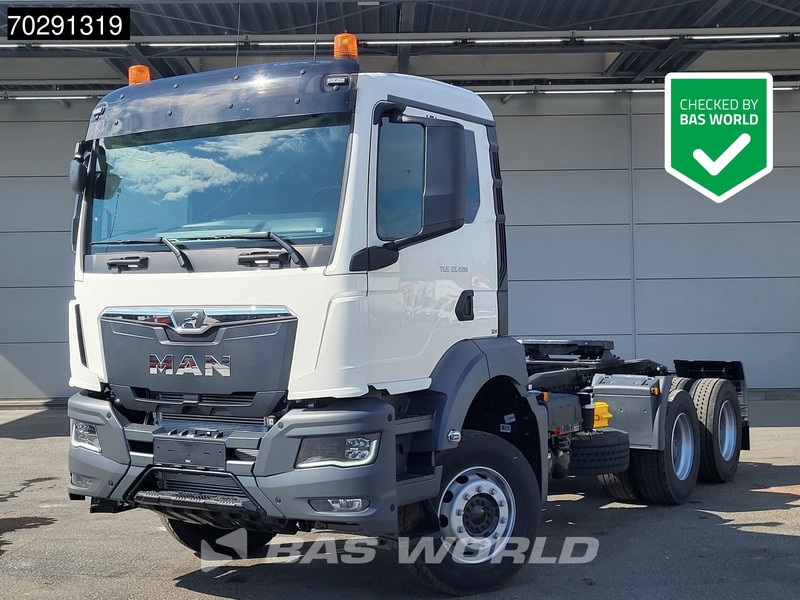 MAN TGS 33.400 6X4 NEW! Full-Steel Big-Axle Drumbrakes LED Euro 2 - Tracteur routier: photos 1 MAN TGS 33.400 6X4 NEW! Full-Steel Big-Axle Drumbrakes LED Euro 2 - Tracteur routier: photos 1