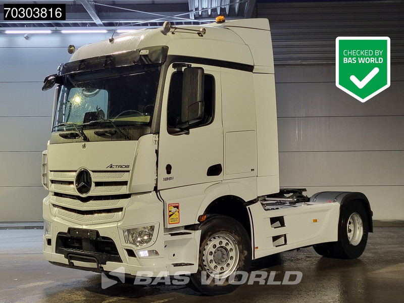 Mercedes-Benz Actros 1851 Actros 4X2 StreamSpace Hydraulik - Tracteur routier: photos 1 Mercedes-Benz Actros 1851 Actros 4X2 StreamSpace Hydraulik - Tracteur routier: photos 1