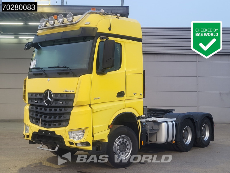 Mercedes-Benz Arocs 3351 6X4 Euro 6 Hydrauliek Fleetboard Big axle - Tracteur routier: photos 1 Mercedes-Benz Arocs 3351 6X4 Euro 6 Hydrauliek Fleetboard Big axle - Tracteur routier: photos 1