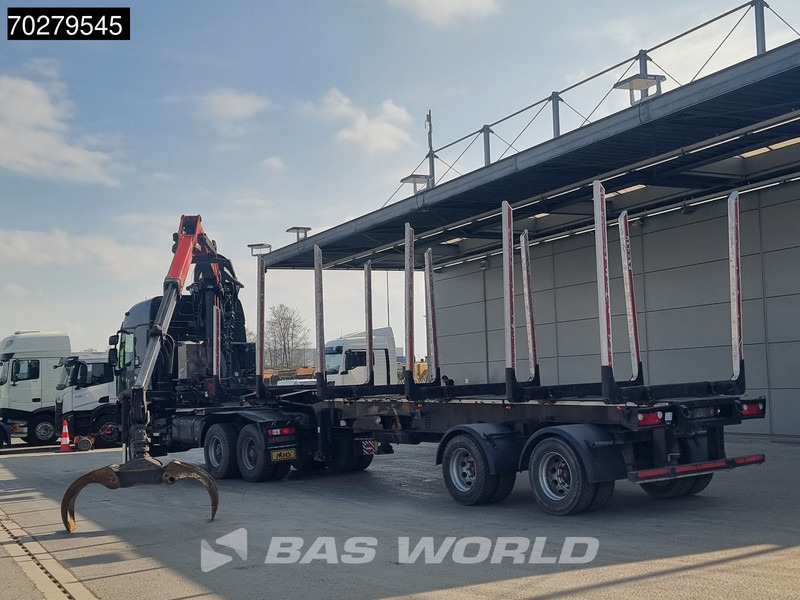 Renault K 520 6X6 6x6 Big-Axle Steelsuspension Holz Kran Palfinger Q180Z96 Optibrake+ Drumbrakes - Tracteur routier: photos 5 Renault K 520 6X6 6x6 Big-Axle Steelsuspension Holz Kran Palfinger Q180Z96 Optibrake+ Drumbrakes - Tracteur routier: photos 5