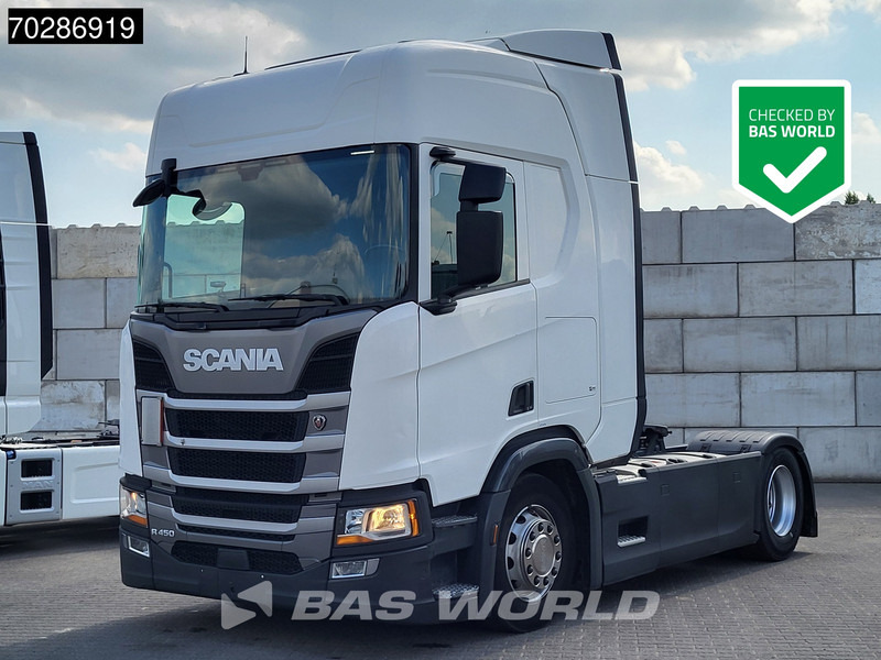 Scania R450 4X2 Retarder ACC Standklima Navi Euro 6 - Tracteur routier: photos 1 Scania R450 4X2 Retarder ACC Standklima Navi Euro 6 - Tracteur routier: photos 1