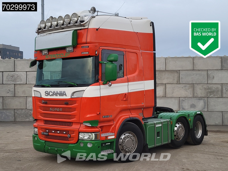 Scania R560 R 6X2 Manual! Retarder Lift+Lenkachse Alcoa Leder Euro 5 - Tracteur routier: photos 1 Scania R560 R 6X2 Manual! Retarder Lift+Lenkachse Alcoa Leder Euro 5 - Tracteur routier: photos 1
