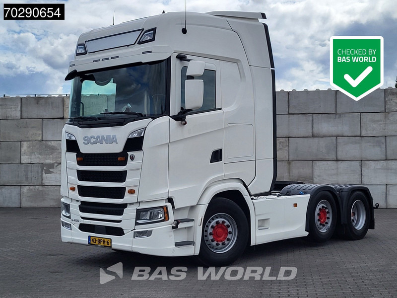 Scania S450 S 6X2 NL-Truck APK '26 Retarder Full-Air Standklima Lift+Lenkachse 2xTanks Navi ACC - Tracteur routier: photos 1 Scania S450 S 6X2 NL-Truck APK '26 Retarder Full-Air Standklima Lift+Lenkachse 2xTanks Navi ACC - Tracteur routier: photos 1