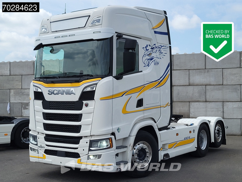 Tracteur routier Scania S650 S 6X2 Retarder Liftachse Full-Air Leather Alcoa's: photos 1