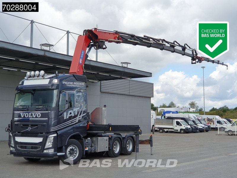 Volvo FH 540 FH 6X4 HMF 5020-K6 Crane FJ1000-K5 Jib Retarder Lift-Axle Xenon Dynamic Steering Euro 6 - Tracteur routier: photos 1 Volvo FH 540 FH 6X4 HMF 5020-K6 Crane FJ1000-K5 Jib Retarder Lift-Axle Xenon Dynamic Steering Euro 6 - Tracteur routier: photos 1