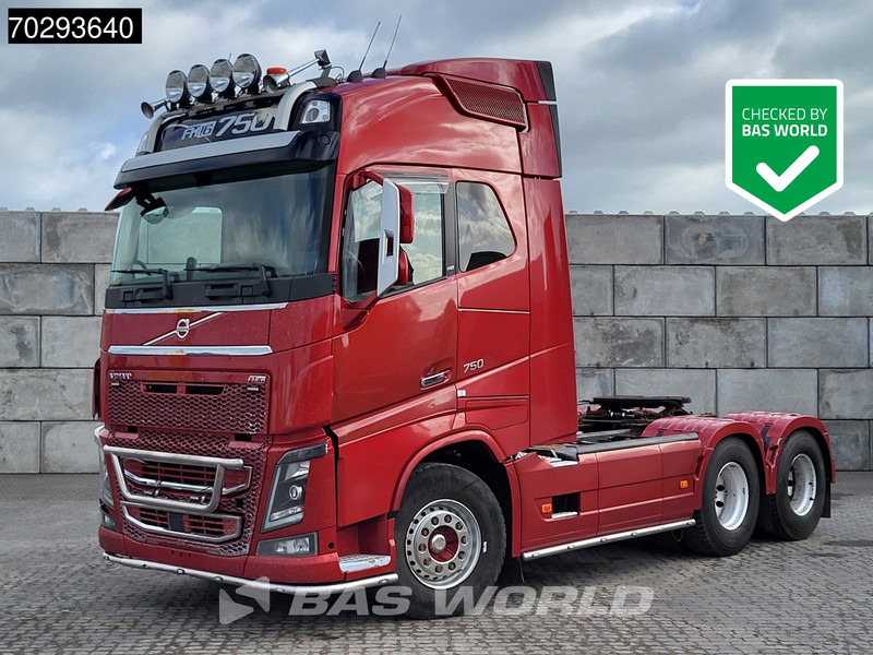 Volvo FH16 750 6X4 Retarder VEB+ Full-Air Liftachse Workremote Euro 6 - Tracteur routier: photos 1 Volvo FH16 750 6X4 Retarder VEB+ Full-Air Liftachse Workremote Euro 6 - Tracteur routier: photos 1
