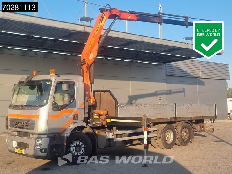 Volvo FE 280 6X2 NL-Truck Palfinger PK15500 Kran Crane Manual Liftachse Euro 4 - Camion plateau, Camion grue: photos 1 Volvo FE 280 6X2 NL-Truck Palfinger PK15500 Kran Crane Manual Liftachse Euro 4 - Camion plateau, Camion grue: photos 1