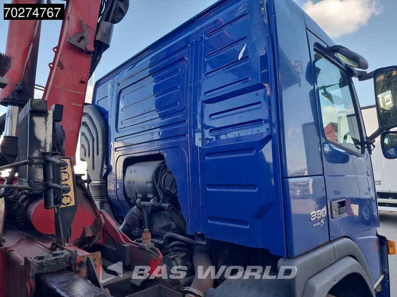 Camion plateau, Camion grue Volvo FM 330 6X2 HMF 1820 K3 Kran Crane Lift+Steering Axle Xenon Euro 5: photos 19