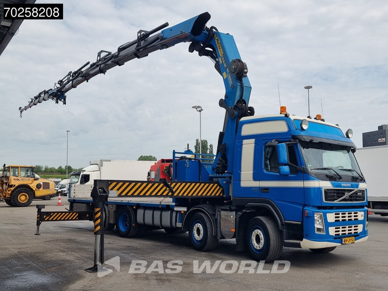 Volvo FM 440 8X2 Palfinger PK74002 Crane Kran + JIB + Winch Lift-Lenkachse Euro 5 - Camion plateau, Camion grue: photos 3 Volvo FM 440 8X2 Palfinger PK74002 Crane Kran + JIB + Winch Lift-Lenkachse Euro 5 - Camion plateau, Camion grue: photos 3