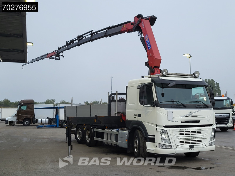 Volvo FM 450 6X2 HMF3220 K5 + Jib K5 Crane Kran Lift-Steering Axle VEB+ Automatic - Camion plateau, Camion grue: photos 3 Volvo FM 450 6X2 HMF3220 K5 + Jib K5 Crane Kran Lift-Steering Axle VEB+ Automatic - Camion plateau, Camion grue: photos 3