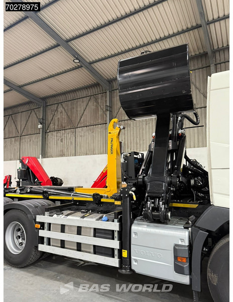 Camion ampliroll, Camion grue neuf Volvo FM 460 8X4 NEW! Palfinger Q200Z95TR HPLS Crane + HT 24 TEC Hooklift ACC LED: photos 18