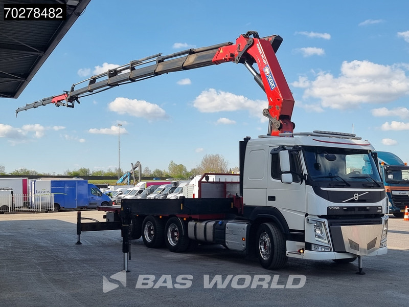 Volvo FM 500 8X4 HMF5020 K6 + Fly Jib Lift+Lenkachse Crane Kran Euro 6 - Camion plateau, Camion grue: photos 3 Volvo FM 500 8X4 HMF5020 K6 + Fly Jib Lift+Lenkachse Crane Kran Euro 6 - Camion plateau, Camion grue: photos 3