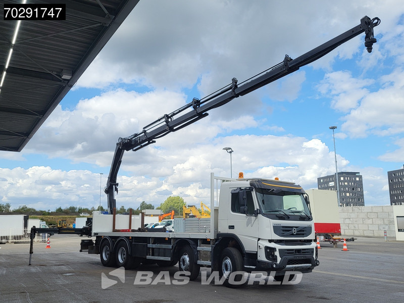 Volvo FMX 370 8X4 HIAB 211EP-5 HIDUO Crane Automatic Euro 5 - Camion plateau, Camion grue: photos 3 Volvo FMX 370 8X4 HIAB 211EP-5 HIDUO Crane Automatic Euro 5 - Camion plateau, Camion grue: photos 3