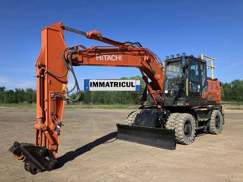 Hitachi ZX180W-7 - Pelle sur pneus: photos 1 Hitachi ZX180W-7 - Pelle sur pneus: photos 1
