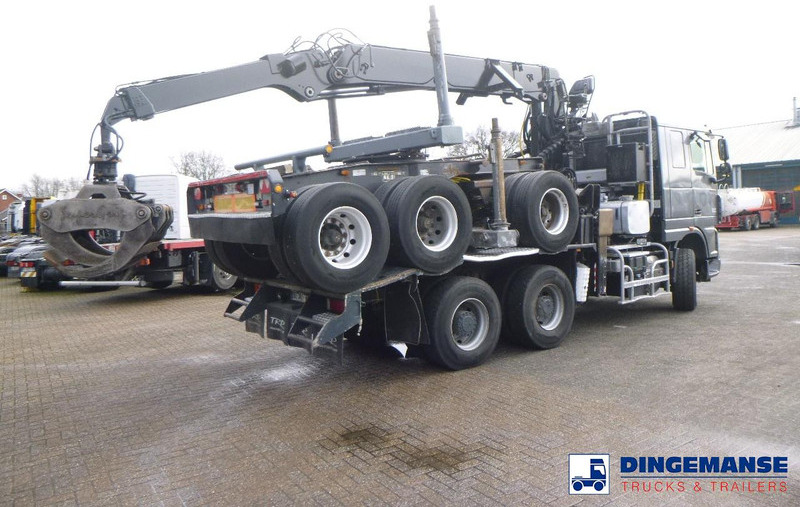 DAF XF 105.510 6x4 + Loglift F281S83 crane / timber truck + dolly - Camion grumier, Camion grue: photos 4 DAF XF 105.510 6x4 + Loglift F281S83 crane / timber truck + dolly - Camion grumier, Camion grue: photos 4