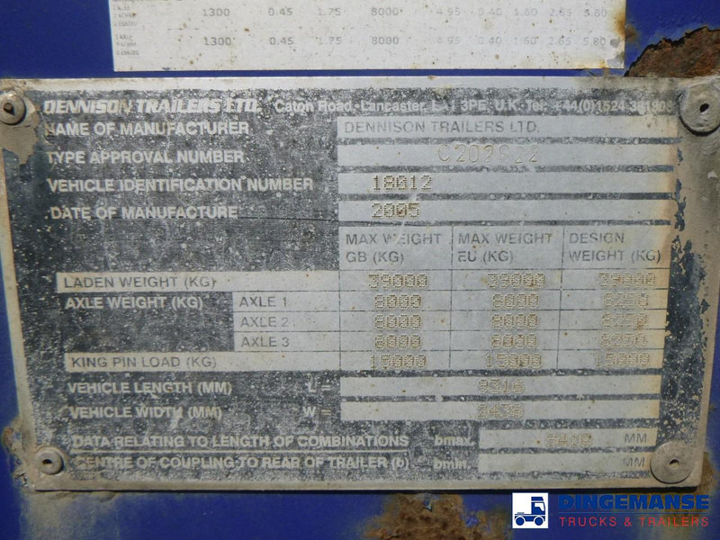 Semi-remorque porte-conteneur/ Caisse mobile Dennison Container trailer 20-30-40-45 ft: photos 16 Semi-remorque porte-conteneur/ Caisse mobile Dennison Container trailer 20-30-40-45 ft: photos 16