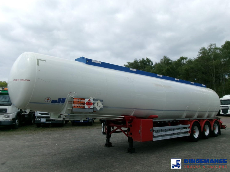Feldbinder Fuel tank alu 44.6 m3 + pump - Semi-remorque citerne: photos 1 Feldbinder Fuel tank alu 44.6 m3 + pump - Semi-remorque citerne: photos 1
