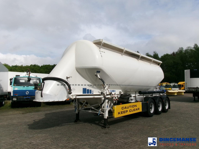 Feldbinder Powder tank alu 36 m3 / 1 comp - Semi-remorque citerne: photos 1 Feldbinder Powder tank alu 36 m3 / 1 comp - Semi-remorque citerne: photos 1