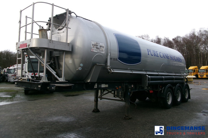 Feldbinder Powder tank alu 38 m3 (tipping) - Semi-remorque citerne: photos 1 Feldbinder Powder tank alu 38 m3 (tipping) - Semi-remorque citerne: photos 1
