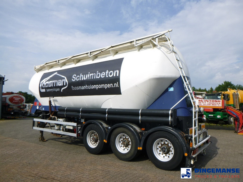Feldbinder Powder tank alu 40 m3 / 1 comp + compressor - Semi-remorque citerne: photos 3 Feldbinder Powder tank alu 40 m3 / 1 comp + compressor - Semi-remorque citerne: photos 3