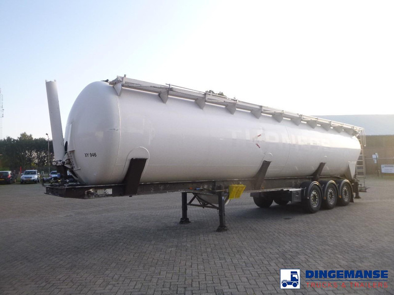 Feldbinder Powder tank alu 65 m3 (tipping) - Semi-remorque citerne: photos 1 Feldbinder Powder tank alu 65 m3 (tipping) - Semi-remorque citerne: photos 1