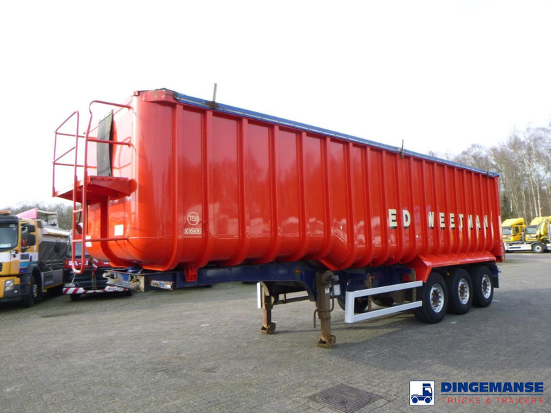 Fruehauf Tipper trailer alu 52 m3 + tarpaulin - Semi-remorque benne: photos 1 Fruehauf Tipper trailer alu 52 m3 + tarpaulin - Semi-remorque benne: photos 1
