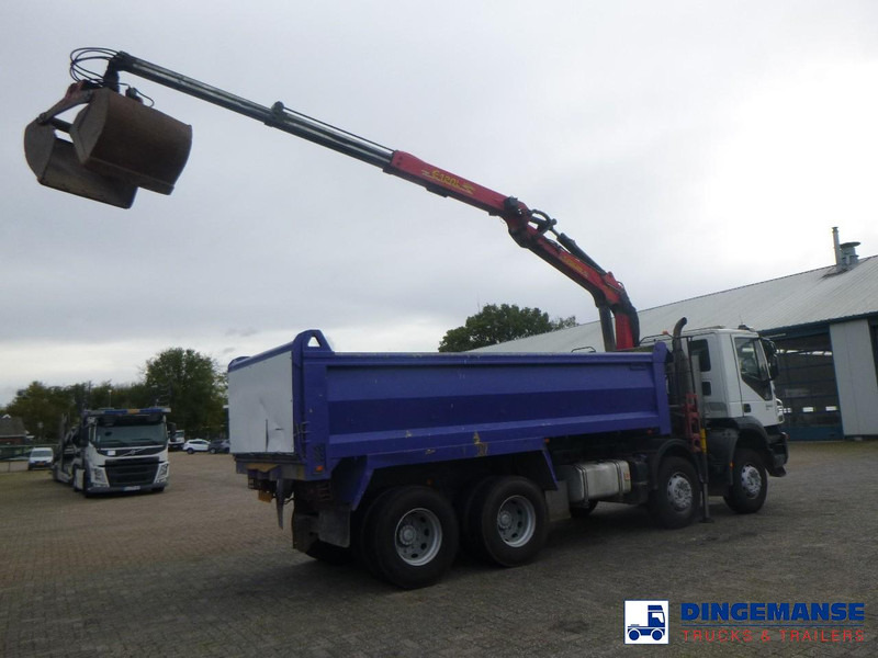 Iveco AD340T36 8x4 RHD tipper + Palfinger E120 plus + grapple - Camion grue: photos 4 Iveco AD340T36 8x4 RHD tipper + Palfinger E120 plus + grapple - Camion grue: photos 4
