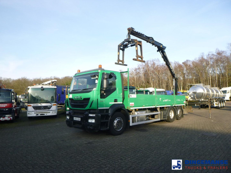Iveco Stralis 310 6x2 Euro 6 RHD + Atlas 129.3 crane - Camion grue: photos 1 Iveco Stralis 310 6x2 Euro 6 RHD + Atlas 129.3 crane - Camion grue: photos 1