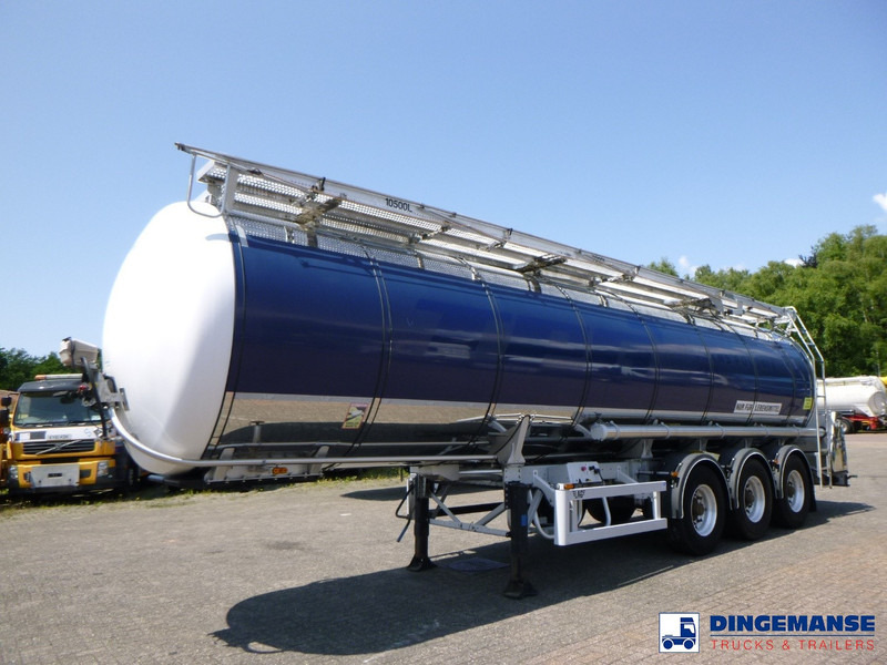 LAG Food tank inox 32 m3 / 3 comp + pump - Semi-remorque citerne: photos 1 LAG Food tank inox 32 m3 / 3 comp + pump - Semi-remorque citerne: photos 1