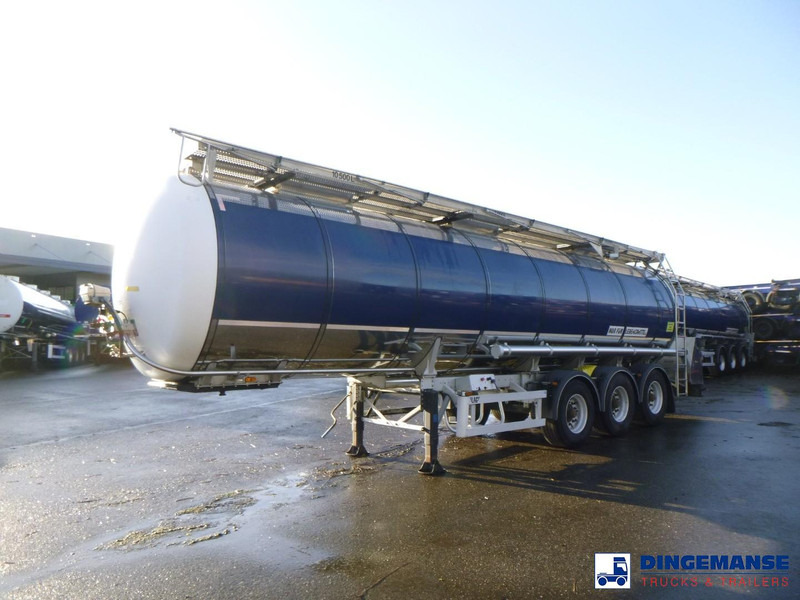 LAG Food tank inox 32 m3 / 3 comp + pump - Semi-remorque citerne: photos 1 LAG Food tank inox 32 m3 / 3 comp + pump - Semi-remorque citerne: photos 1