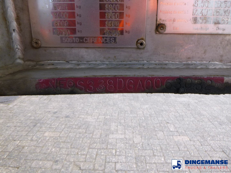 Semi-remorque citerne MAISONNEUVE Bitumen tank inox 35 m3 / 1 comp: photos 18