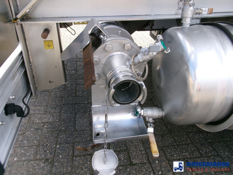 Semi-remorque citerne MAISONNEUVE Chemical tank inox L4BH 33.4 m3 / 1 comp: photos 15