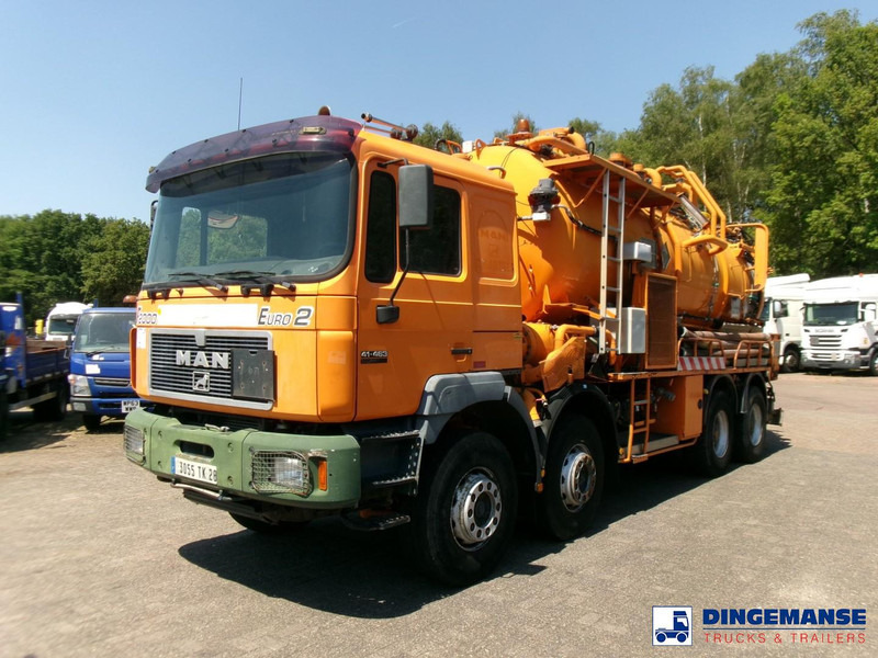 MAN 41.463 8x4 Euro 2 vacuum tank ADR 15 m3 / 2 comp - Camion vidangeur: photos 1 MAN 41.463 8x4 Euro 2 vacuum tank ADR 15 m3 / 2 comp - Camion vidangeur: photos 1