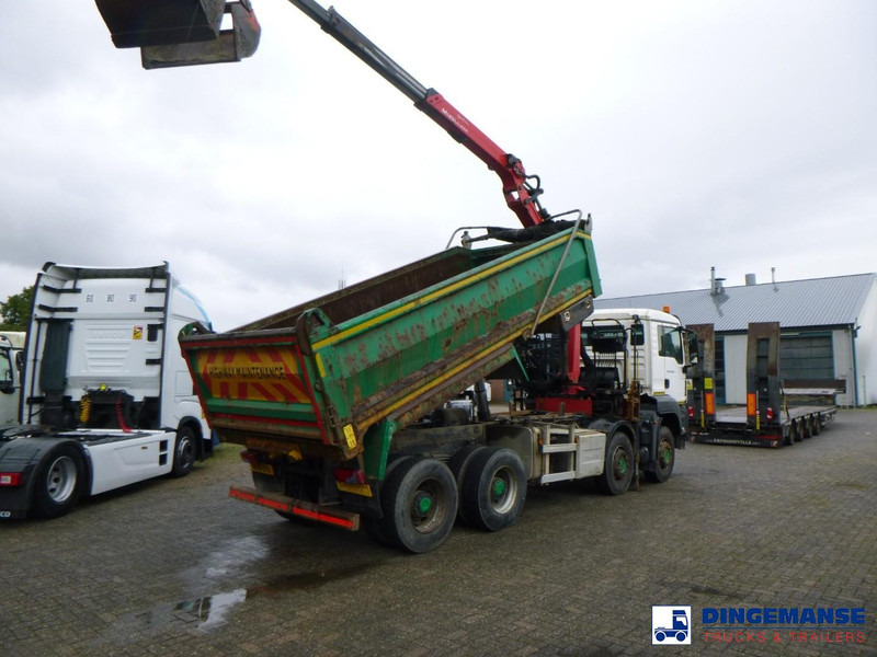 MAN TGS 35.400 8X4 RHD tipper + Palfinger Epsilon M125L - Camion grue: photos 4 MAN TGS 35.400 8X4 RHD tipper + Palfinger Epsilon M125L - Camion grue: photos 4