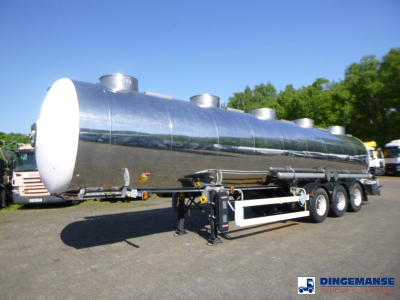 Magyar Chemical tank inox 32.5 m3 / 1 comp - Semi-remorque citerne: photos 1 Magyar Chemical tank inox 32.5 m3 / 1 comp - Semi-remorque citerne: photos 1