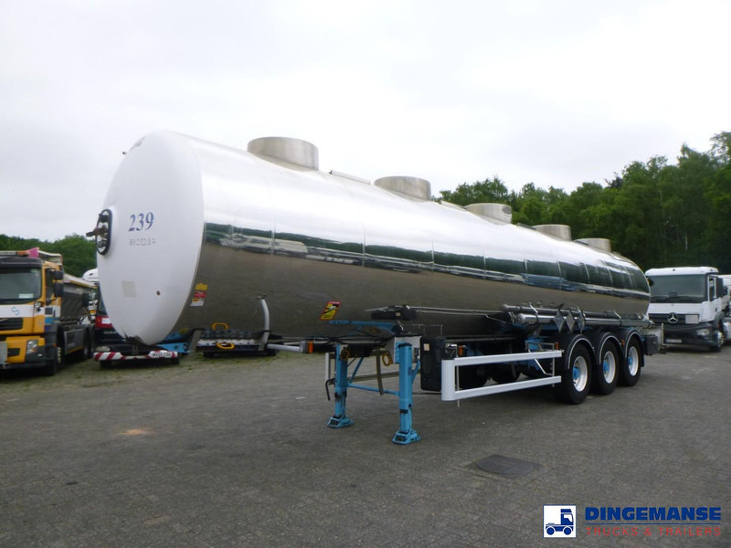 Magyar Chemical tank inox 33 m3 / 1 comp - Semi-remorque citerne: photos 1 Magyar Chemical tank inox 33 m3 / 1 comp - Semi-remorque citerne: photos 1