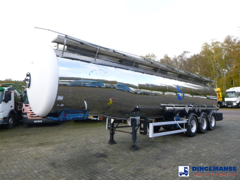 Magyar Chemical tank inox L4BH 32.8 m3 / 1 comp - Semi-remorque citerne: photos 1 Magyar Chemical tank inox L4BH 32.8 m3 / 1 comp - Semi-remorque citerne: photos 1