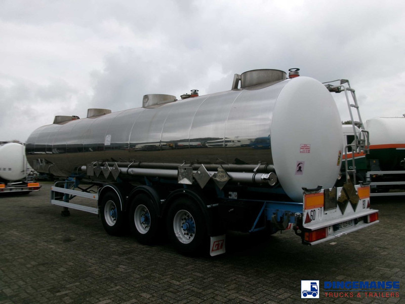 Magyar Chemical tank inox L4BH 33.5 m3 / 3 comp - Semi-remorque citerne: photos 4 Magyar Chemical tank inox L4BH 33.5 m3 / 3 comp - Semi-remorque citerne: photos 4