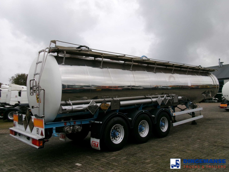 Magyar Chemical tank inox L4BH 33.5 m3 / 3 comp - Semi-remorque citerne: photos 3 Magyar Chemical tank inox L4BH 33.5 m3 / 3 comp - Semi-remorque citerne: photos 3