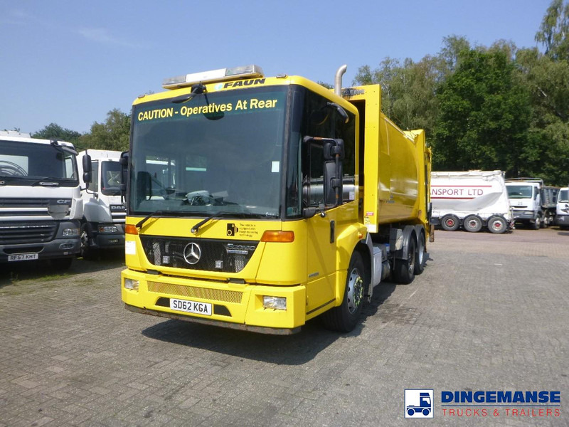 Mercedes-Benz Econic 2633 6x4 RHD Euro 5 EEV Faun Variopress refuse truck - Benne à ordures ménagères: photos 1 Mercedes-Benz Econic 2633 6x4 RHD Euro 5 EEV Faun Variopress refuse truck - Benne à ordures ménagères: photos 1