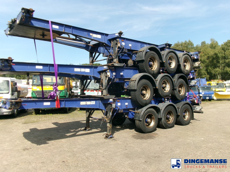 Montracon Stack - 3 x container chassis 20-30-40-45 ft - Semi-remorque porte-conteneur/ Caisse mobile: photos 1 Montracon Stack - 3 x container chassis 20-30-40-45 ft - Semi-remorque porte-conteneur/ Caisse mobile: photos 1