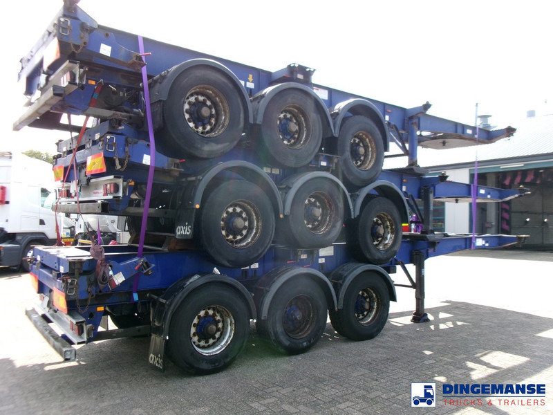 Montracon Stack - 3 x container chassis 20-30-40-45 ft - Semi-remorque porte-conteneur/ Caisse mobile: photos 3 Montracon Stack - 3 x container chassis 20-30-40-45 ft - Semi-remorque porte-conteneur/ Caisse mobile: photos 3