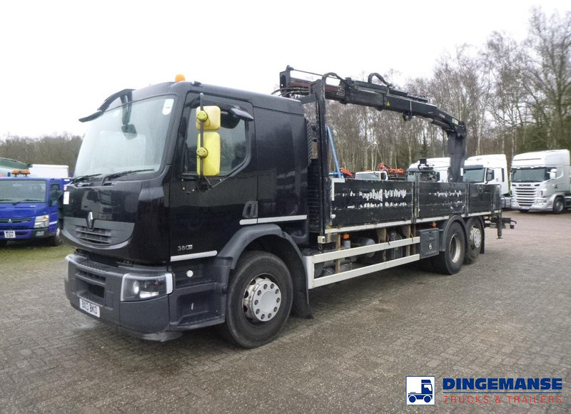 Renault Premium 380 DXI 6x2 RHD + Hiab 122 B2 Duo - Camion grue: photos 1 Renault Premium 380 DXI 6x2 RHD + Hiab 122 B2 Duo - Camion grue: photos 1
