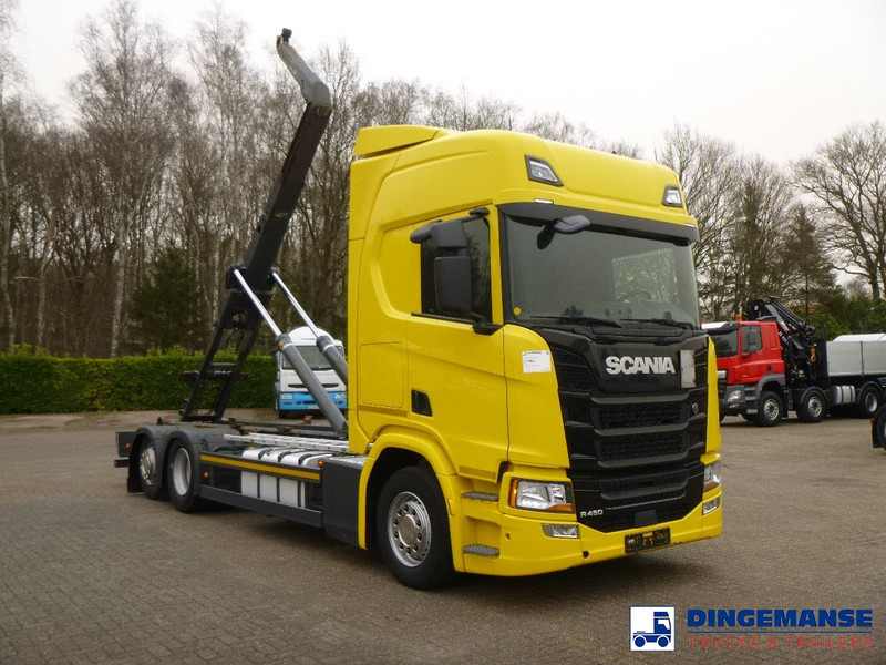 Scania R450 6x2 Euro 6C + Retarder + Meiller container hook 18.000 kg - Camion ampliroll: photos 2 Scania R450 6x2 Euro 6C + Retarder + Meiller container hook 18.000 kg - Camion ampliroll: photos 2