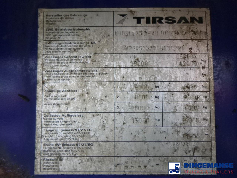 Tirsan 3 axle Platform trailer - Semi-remorque plateau: photos 5 Tirsan 3 axle Platform trailer - Semi-remorque plateau: photos 5