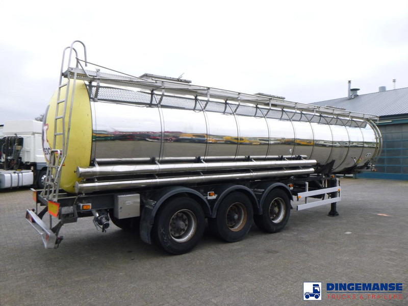Van Hool Chemical tank inox 30 m3 / 1 comp - Semi-remorque citerne: photos 4 Van Hool Chemical tank inox 30 m3 / 1 comp - Semi-remorque citerne: photos 4